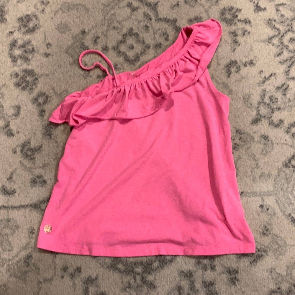 Lilly Pulitzer Girls one shoulder top